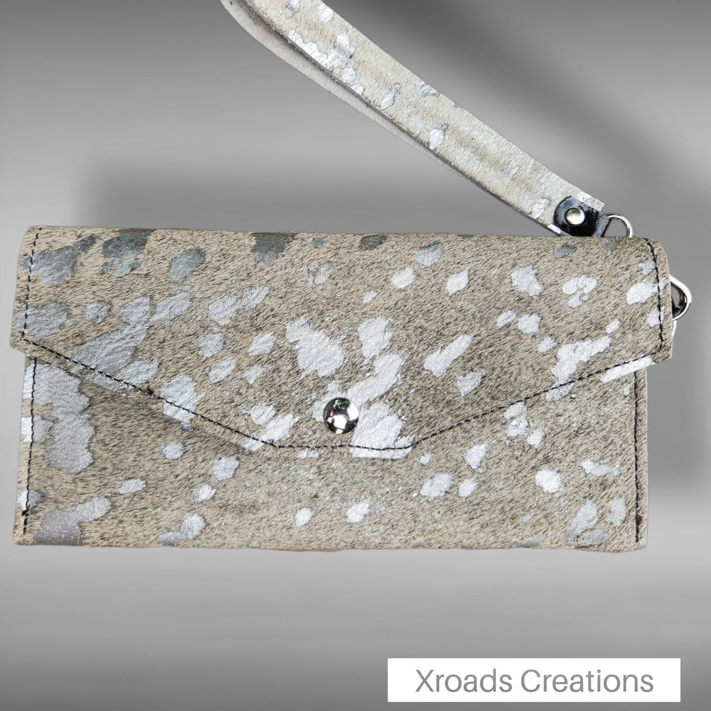The Wristlet Wallet - Acid Silver