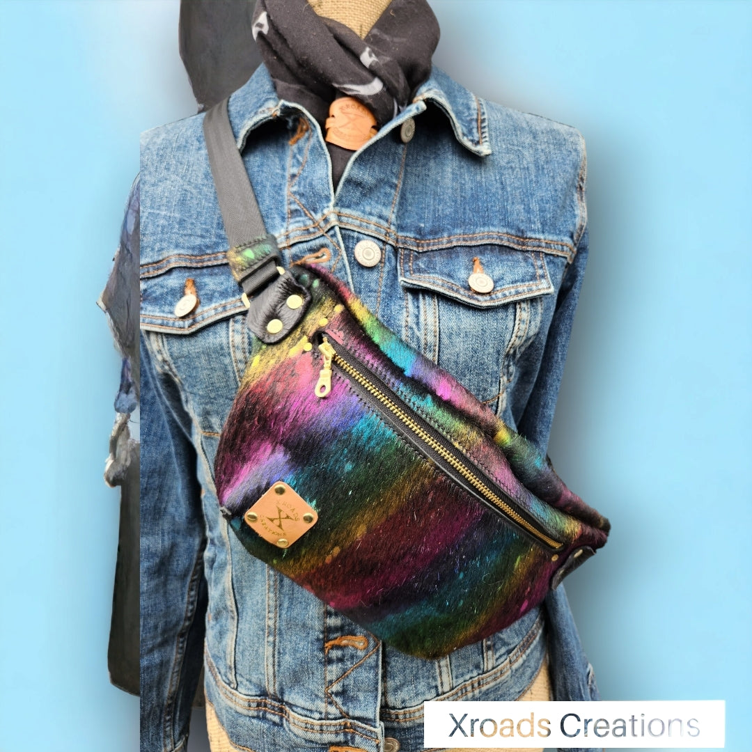The Bum Bag - Metalic Rainbow