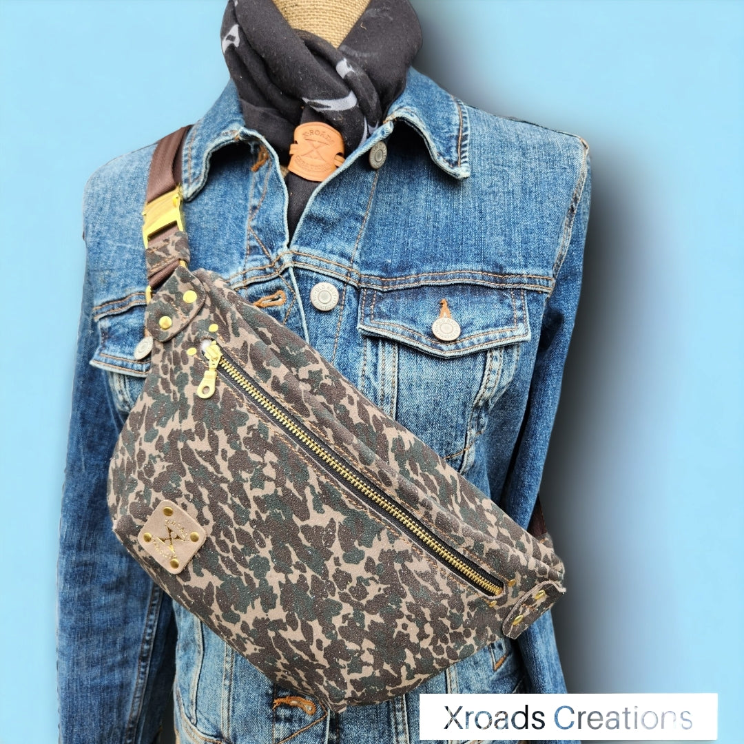 The Bum Bag - Camo Glitter