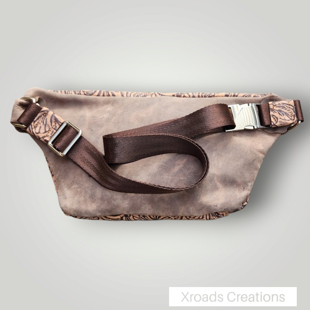 The Bum Bag - Embossed Flower
