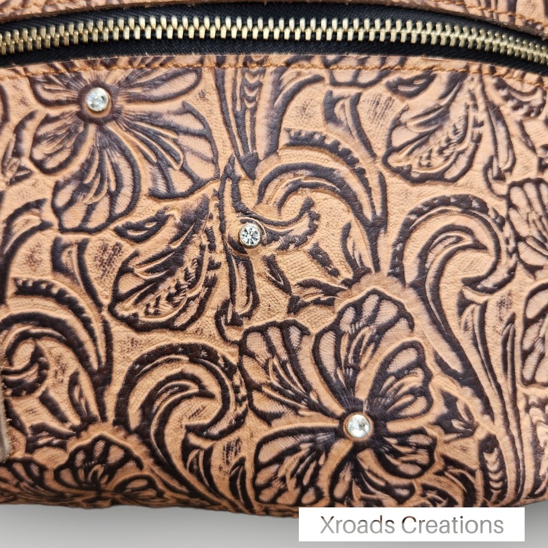 The Bum Bag - Embossed Flower