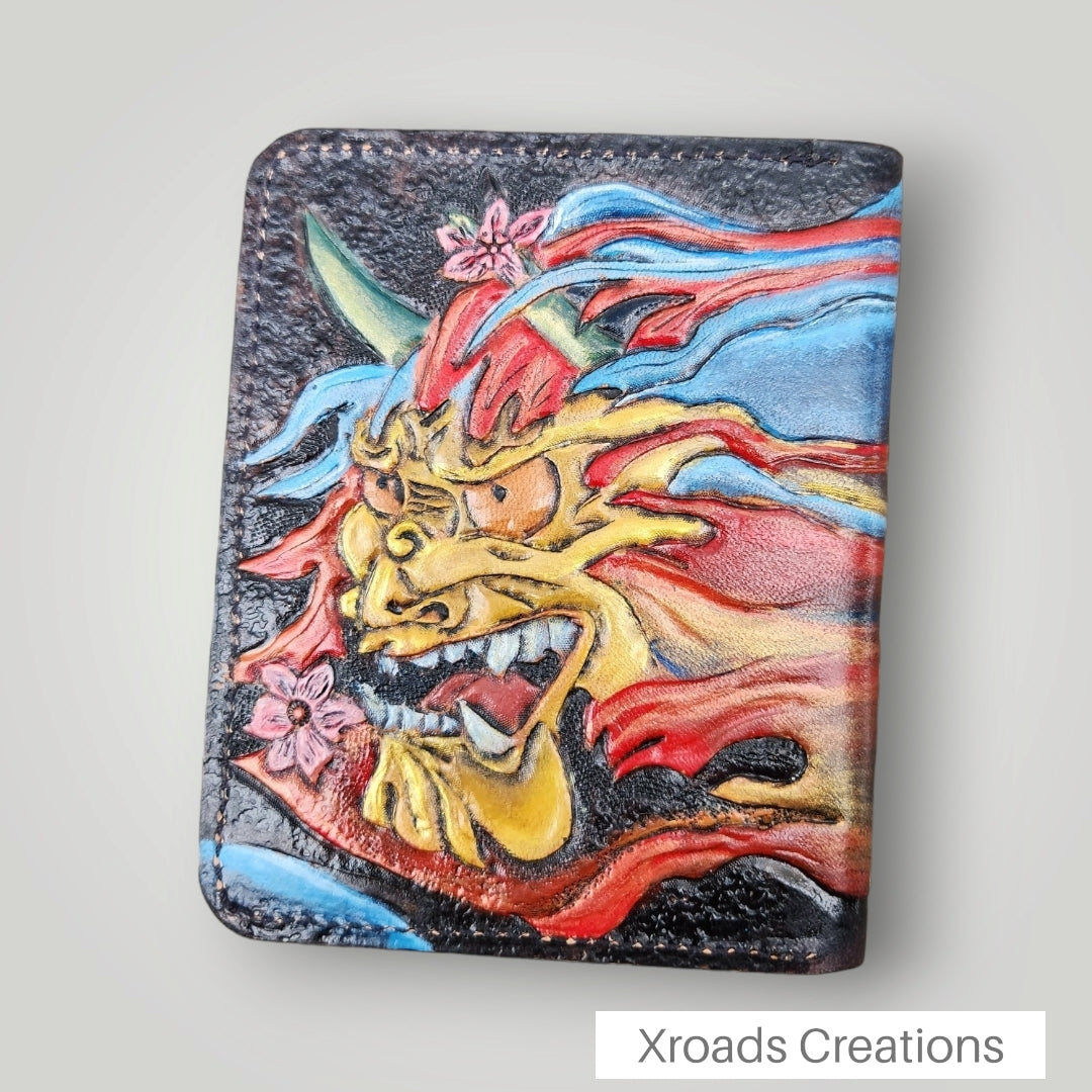Hanya Folding Wallet- Hand Tooled