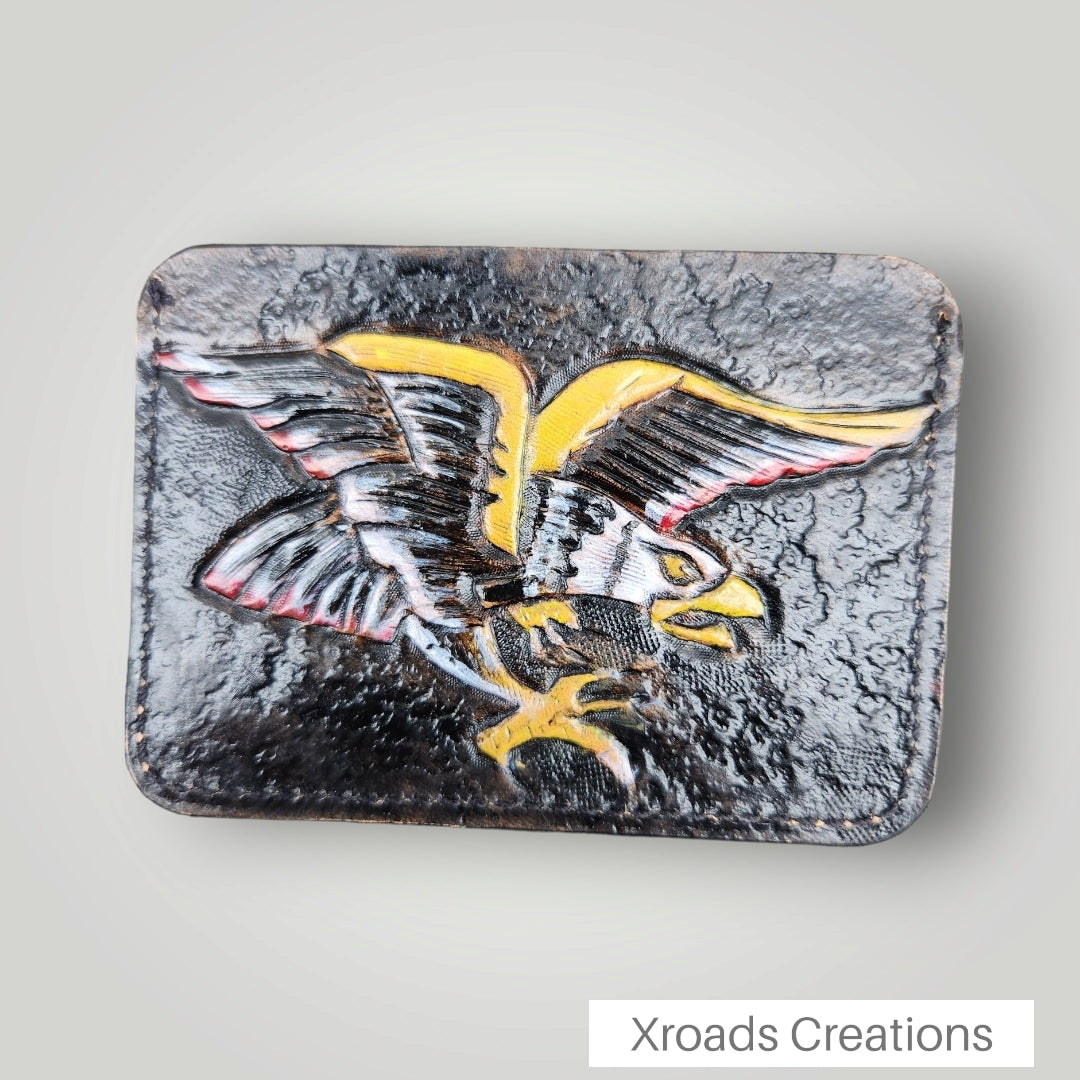 Eagle - Mini Tooled Horizontal Wallet