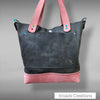 Mini Tote - Black and Pink