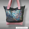 Mini Tote - Black and Pink