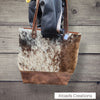 Basic Tote - Salt & Pepper Brown w Embossed Pocket