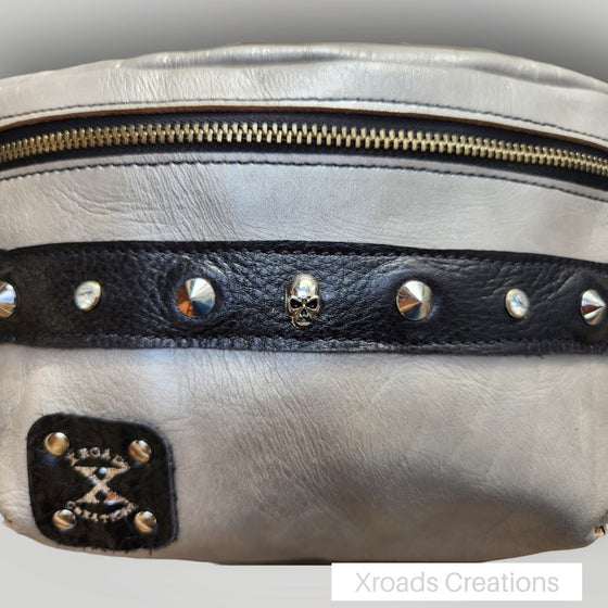 The Bum Bag - Silver and Studs