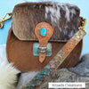 The Salley - Brown and Turquoise