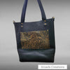 Basic Tote - Black Hair on w/ gold embossed details