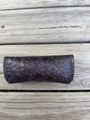 Glasses case - Custom- Flower Garden Purple Chameleon