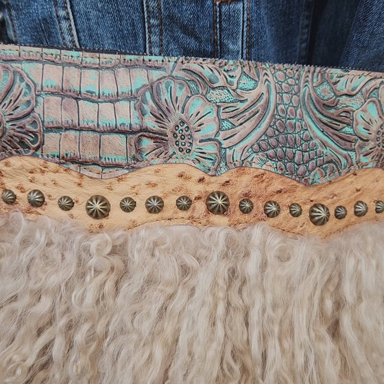 Dorothy L - Fuzzy - Natural Mongolian Sheep and Ostrich