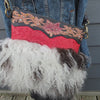 Dorothy L - Fuzzy Tooled - Tricolor Mongolian Sheep and Ostrich