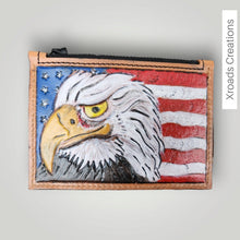  American Eagle - Tooled Zippered Wallet