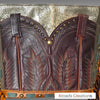 Boot Bag - Brown/Green