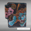 Snap Bi-fold Wallet - Hand Tooled - Fu Dog