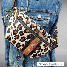  The Bum Bag - Hair on Leopard print