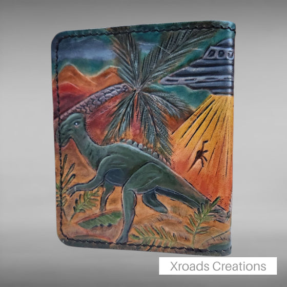 Dinosaur three ways Premium Folding Wallet - First Place winner!!!