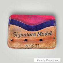  Baseball Glove Mini Wallet- Ed Kranepool : purple/burgundy,tan