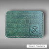 Flower Tapestry - Green- Mini Stamped Wallet