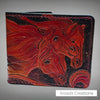 Bifold Wallet - Tooled- Year of the Fire Horse