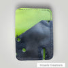 Baseball Glove Mini  Wallet- black and green