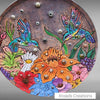 Dolly- Round Canteen Bag- Hummingbirds