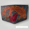Bifold Wallet - Tooled- Koi fish