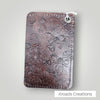 Cogs and Gears - Mini Vertical Stamped ID Wallet