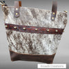 Basic Tote - Hair On Brown with horses detail