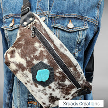 The Bum Bag - Hair on with turquoise stone