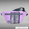 The Bum Bag - Purple with Embossed and Exotic Accents