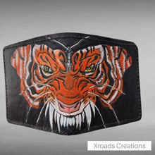  Bifold Wallet - Tooled- Tiger Butterfly