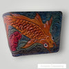 Bifold Wallet - Tooled- Koi fish