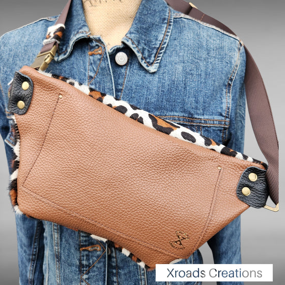 The Bum Bag - Hair on Leopard print
