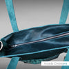 Basic Tote - Turquoise with Embossed outer pocket