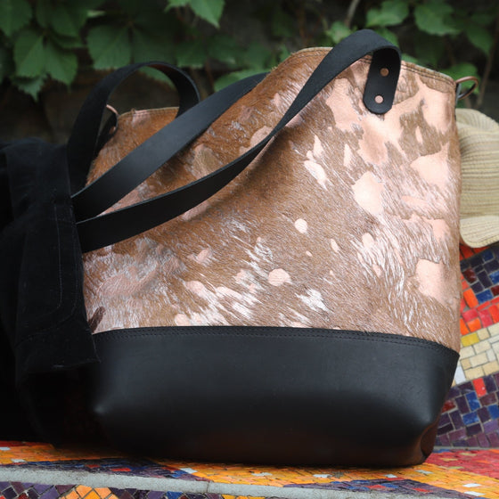 Basic Tote - Acid Wash Copper - Made to order