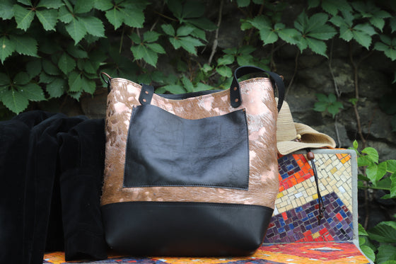 Basic Tote - Acid Wash Copper - Made to order