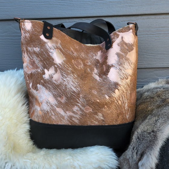 Basic Tote - Acid Wash Copper - Made to order