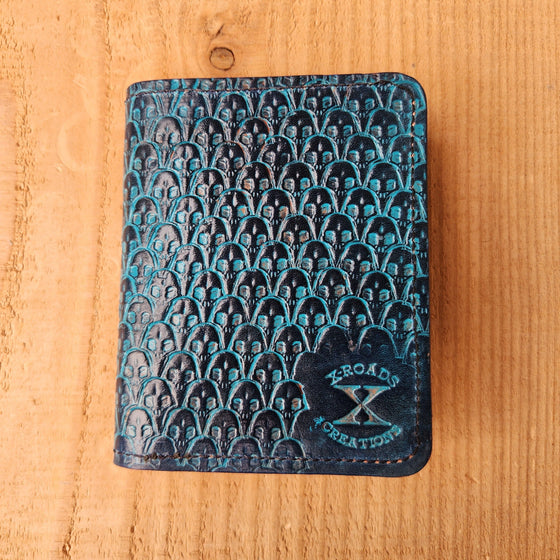 Crow Skull Folding Wallet